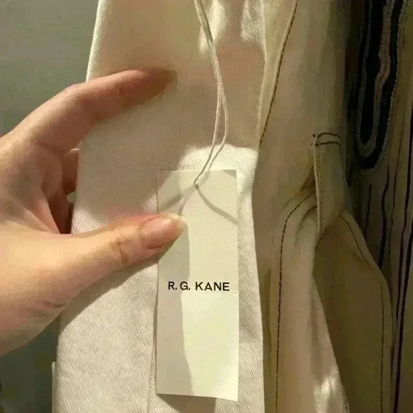 NWT RG Kane ROCKY DRESS Off white Sz L MSRP $320 still on their website! - Picture 3 of 6